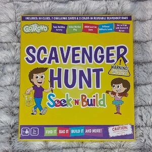 NWT GoTrovo Scavenger Hunt Seek 'n' Build Game - Yellow